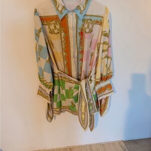 Colorful Patterned Women's Top